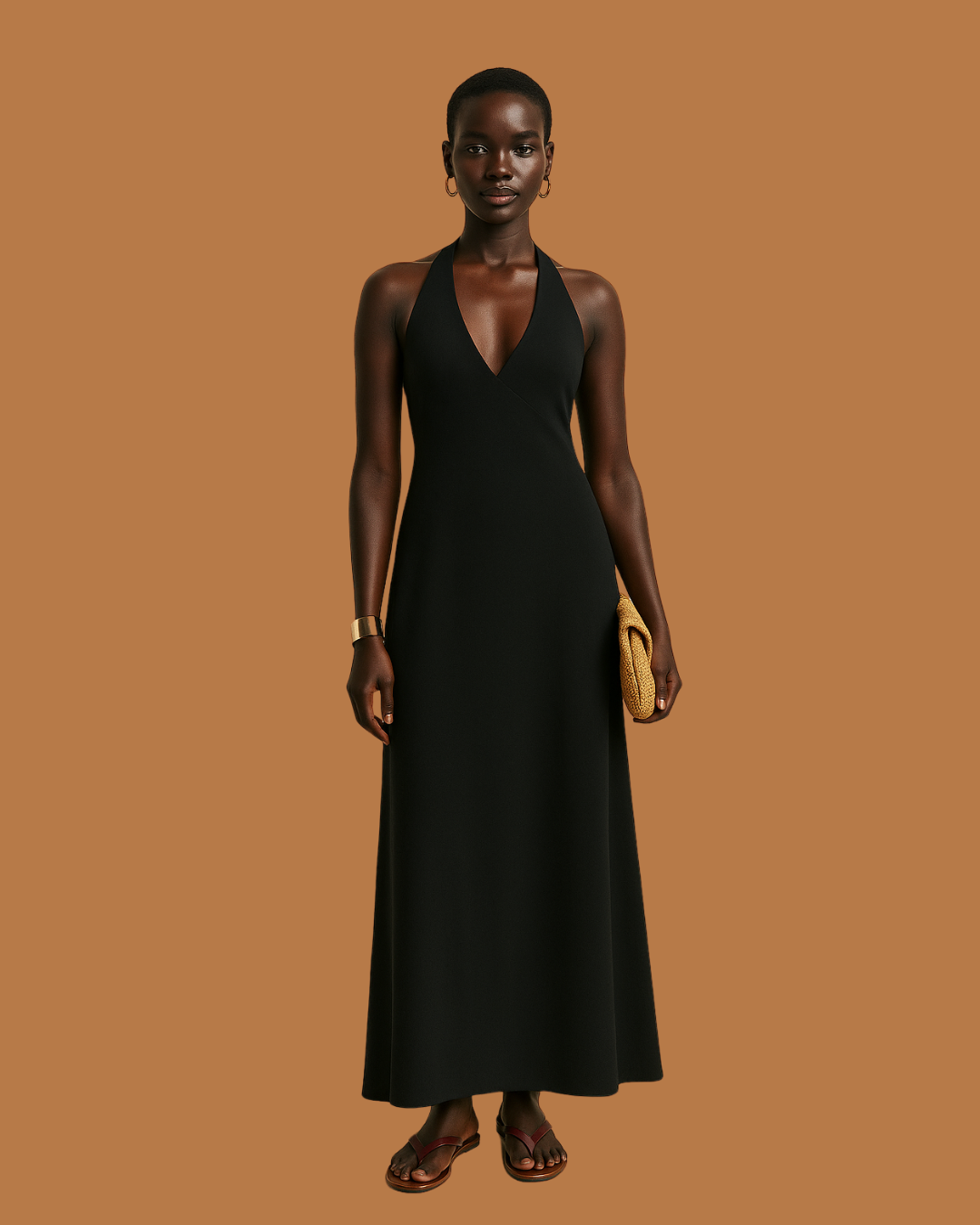 Sable Halter Maxi