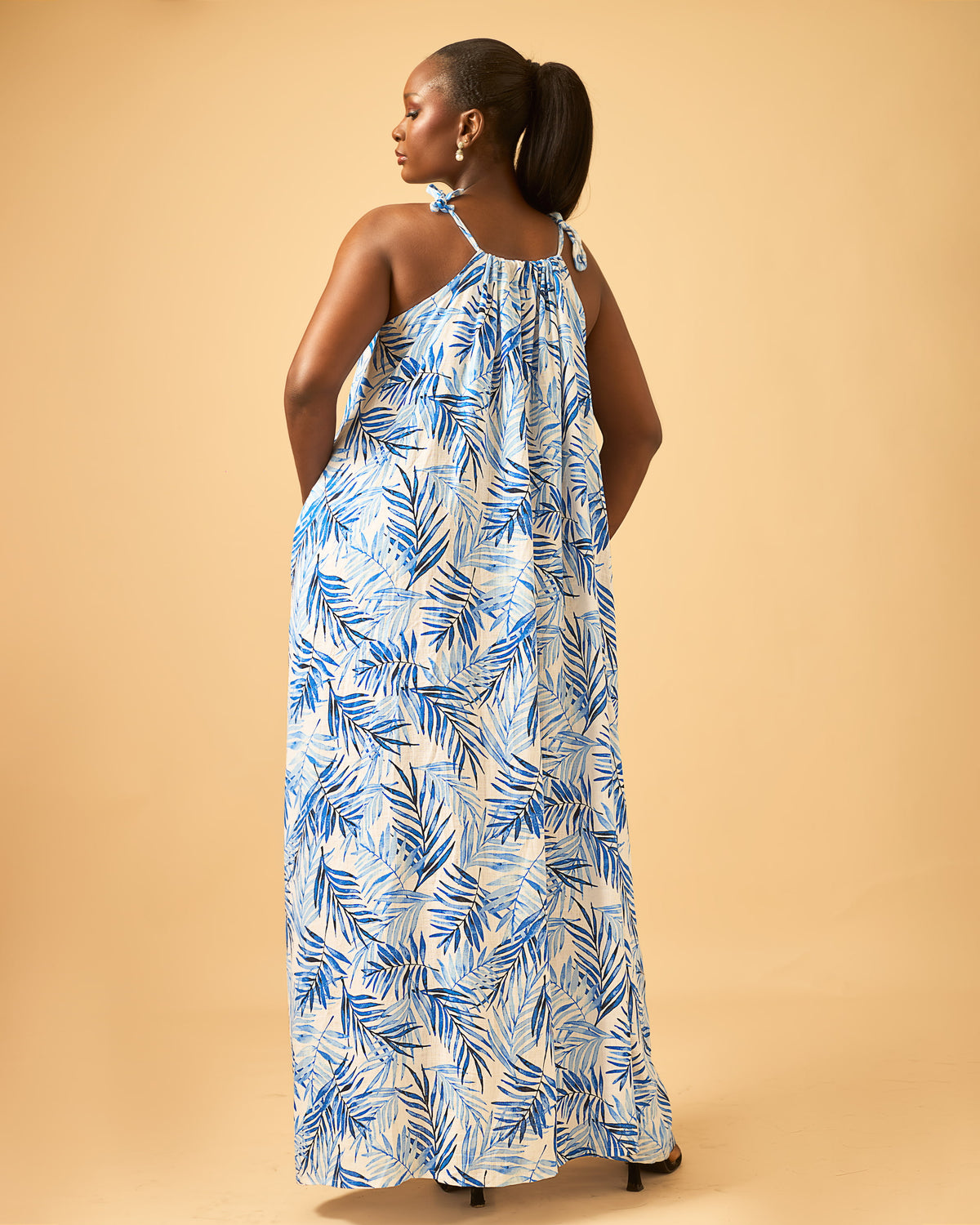Elegantes blaues Kleid